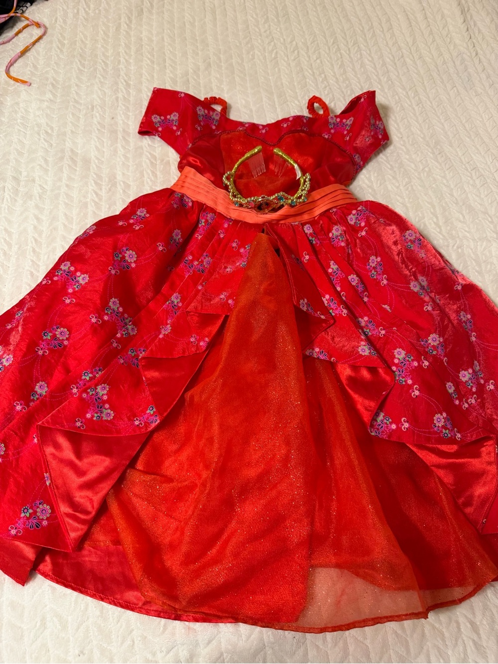Elena’s Costume Party Dress with Tiara